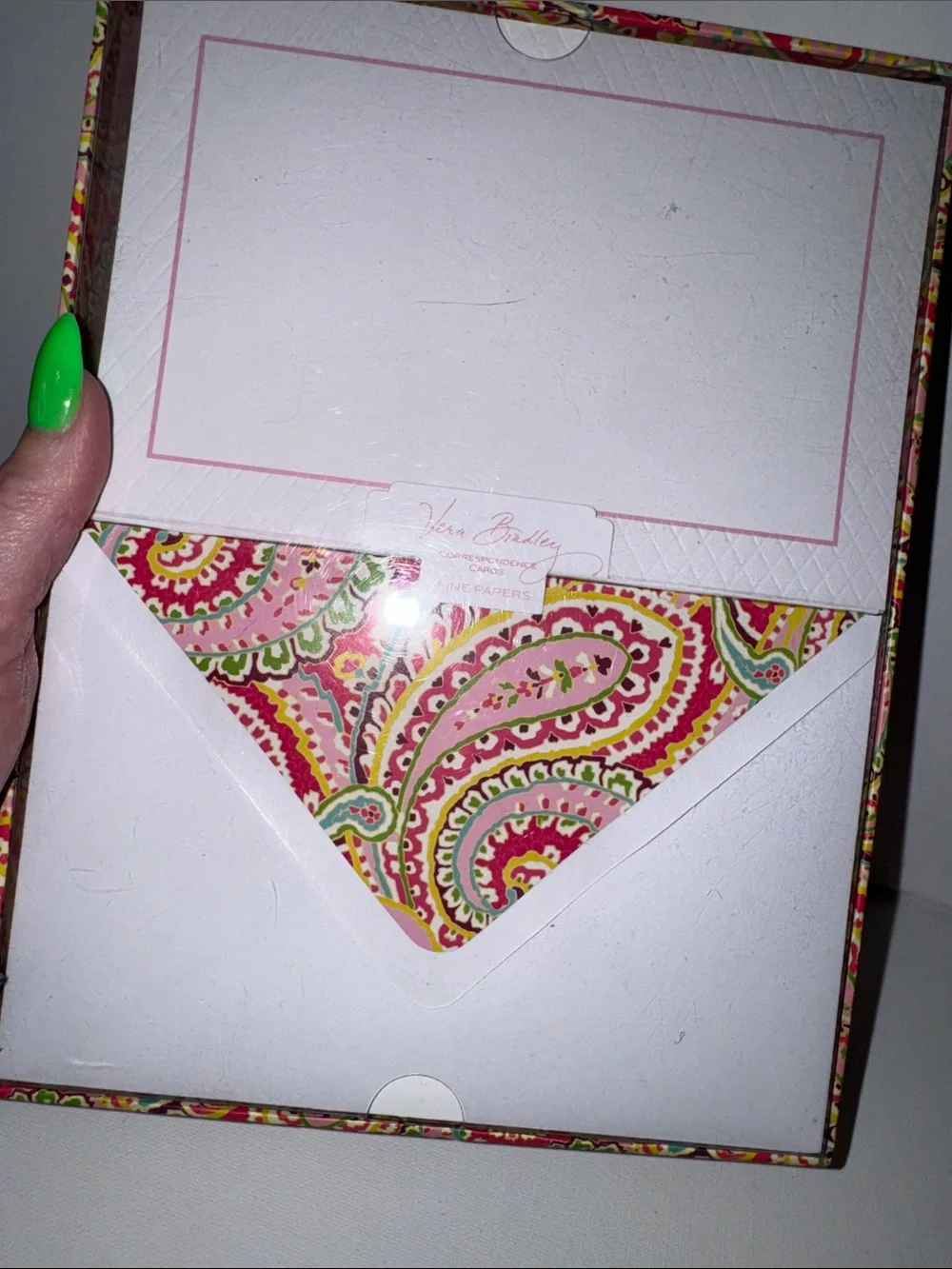 Vintage Vera Bradley Stationery Set - Photo Album & Correspondence Cards